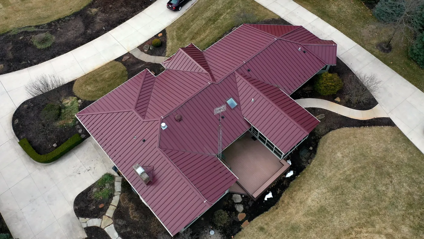 Commercial roof inspection documented in Rome City