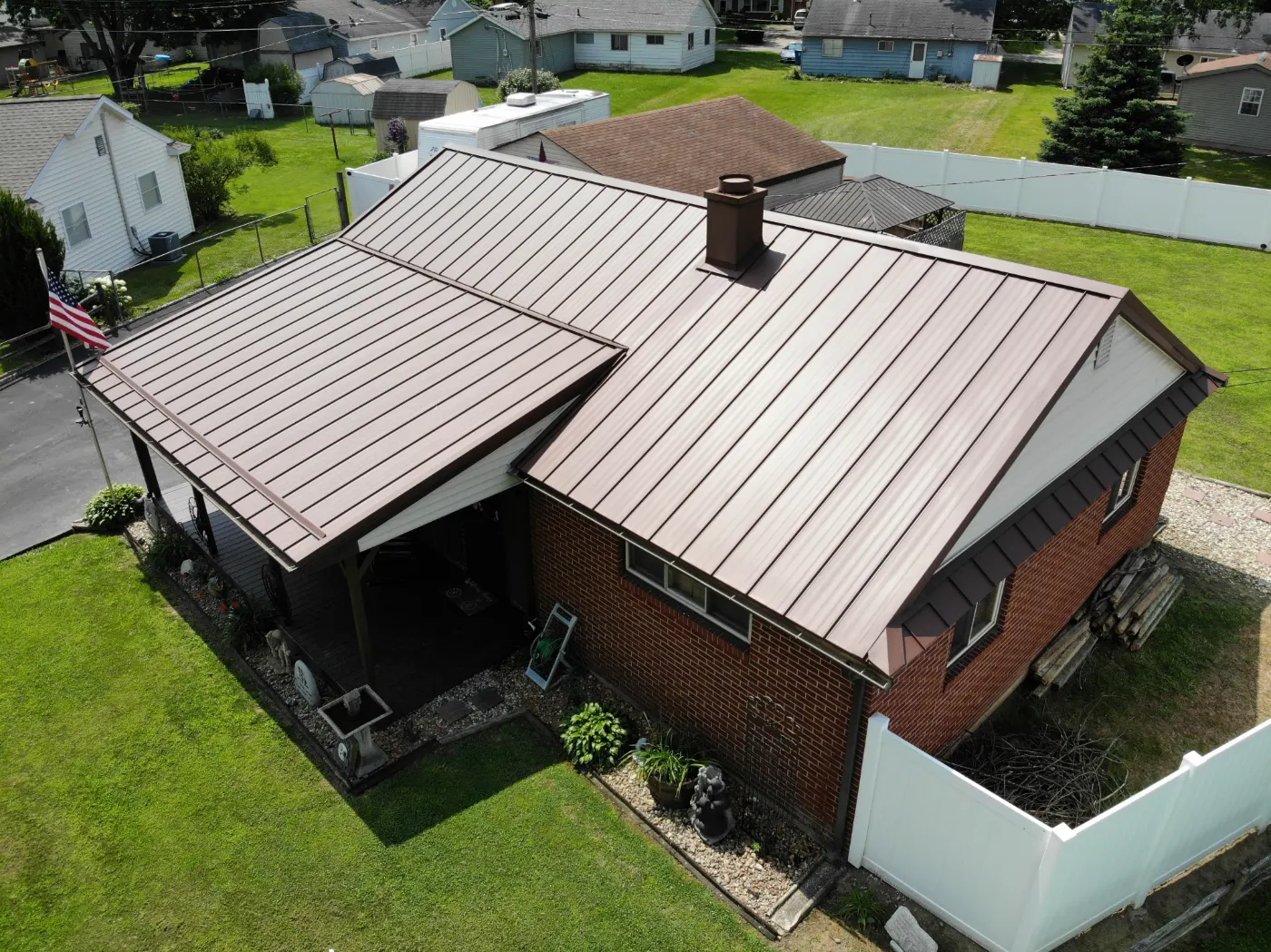 Tarping and dry-in on a Rome City commercial roof